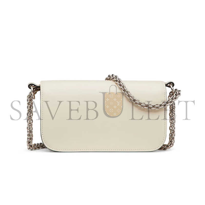 Va1e*ntin0 locÒ small shoulder bag in light ivory white 1w2b0k53knt (19*10.5*5cm)